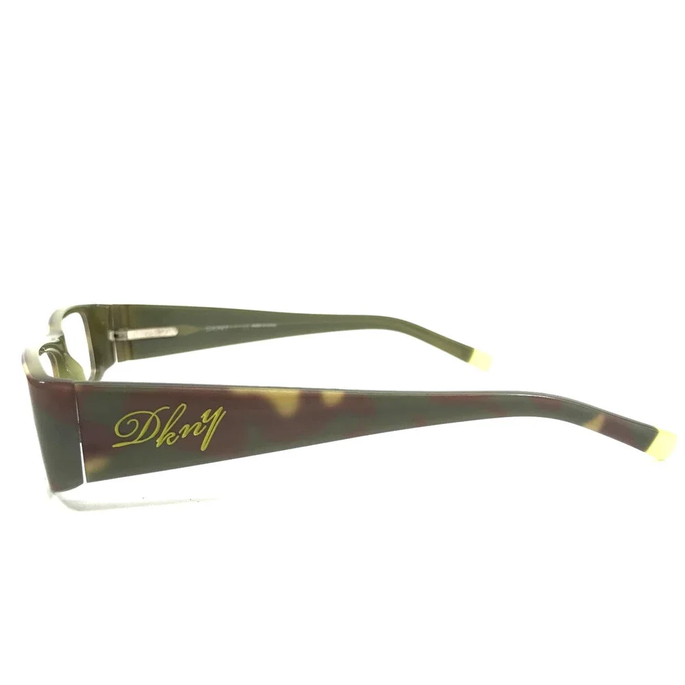 DKNY Eyeglasses Frames DY4574 3329 Brown Green Camouflage Rectangle 51-16-135